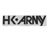 HK Army Car Sticker - Typeface - Black