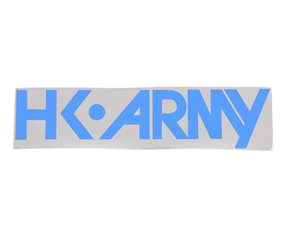 HK Army Car Sticker - Typeface - Teal