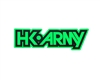 HK Army Typeface Sticker - Neon Green
