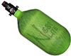 Ninja Paintball 68 cu 4500 psi Lite Carbon Fiber HPA Tank -  Translucent Lime