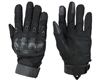Warrior Paintball Full Finger Gloves - Flex Knuckle - Black