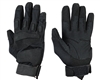 Warrior Paintball Full Finger Gloves - Padded - Black