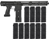 Planet Eclipse EMEK MG100 Mag Fed Paintball Gun (PAL ENABLED) w/ 10 Additional (20 Round) Magazines