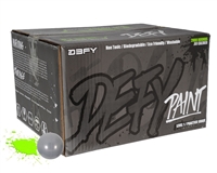 D3FY Sports Paintball Level 1 Practice .68 Caliber Paintballs - 100 Rounds - Grey Shell Green Fill