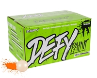 D3FY Sports Paintballs Level 2 Premium .68 Caliber Paintballs - 1,000 Rounds - White Shell Orange Fill